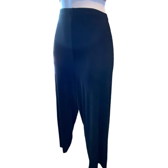 Chicos Private Edition Stretchy High Waisted Travel Pants Black Elastic Waist L - Picture 5 of 9